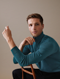 Pure Extra Fine Merino Wool Half Zip Jumper