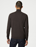 Pure Extra Fine Merino Wool Half Zip Jumper