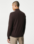 Pure Extra Fine Merino Wool Half Zip Jumper