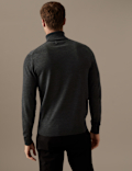 Pure Extra Fine Merino Wool Roll Neck Jumper