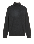 Pure Extra Fine Merino Wool Roll Neck Jumper