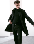 Pure Extra Fine Merino Wool Roll Neck Jumper