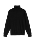 Pure Extra Fine Merino Wool Roll Neck Jumper