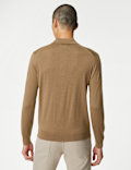 Pure Extra Fine Merino Wool Knitted Polo Shirt