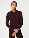 Pure Extra Fine Merino Wool Knitted Polo Shirt