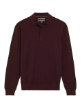 Pure Extra Fine Merino Knitted Polo Shirt