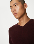Pure Cashmere V-Neck Jumper