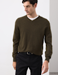Pure Cashmere V-Neck Jumper