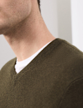 Pure Cashmere V-Neck Jumper