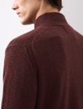 Pure Cashmere Half Zip Jumper