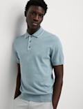 Cotton Rich Knitted Polo Shirt