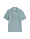 Cotton Rich Knitted Polo Shirt