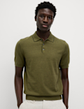 Cotton Rich Knitted Polo Shirt