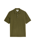 Cotton Rich Knitted Polo Shirt
