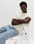 Cotton Rich Textured Knitted T-Shirt