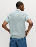 Cotton Rich Regular Fit Knitted Polo Shirt