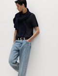 Cotton Rich Regular Fit Knitted Polo Shirt