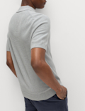 Cotton Rich Regular Fit Knitted Polo Shirt