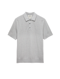 Cotton Rich Regular Fit Knitted Polo Shirt