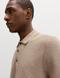 Cotton Rich Regular Fit Knitted Polo Shirt