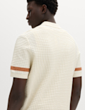 Pure Cotton Tipped Knitted Polo Shirt
