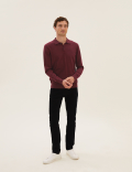 Cotton Blend Slim Fit Jacket