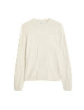 Textured Crew Neck Jumper