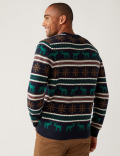 Pure Cotton Fair Isle Christmas Jumper