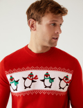 Penguin Crew Neck Christmas Jumper