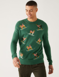 Dog Christmas Crew Neck Jumper