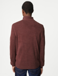 Pure Acrylic Plain High Neck Jumper