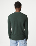 Pure Acrylic Plain V-Neck Jumper