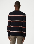 Pure Acrylic Stripes Round Neck Jumper