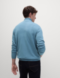 Cashmilon™ High Neck Half Zip Jumper