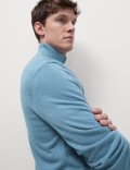 Cashmilon™ High Neck Half Zip Jumper
