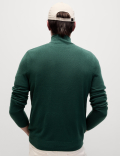 Cashmilon™ High Neck Half Zip Jumper