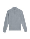 Cashmilon™ High Neck Half Zip Jumper