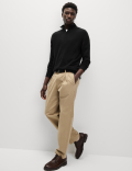 Cashmilon™ High Neck Half Zip Jumper