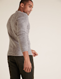 Recycled Super Soft Cable Crew Neck Jumper