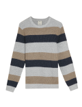 Super Soft Striped Crew Neck Jumper