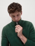 Supersoft Half Zip Jumper with Wool