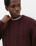 Cable Knit Crew Neck Jumper