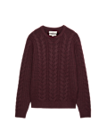 Cable Knit Crew Neck Jumper