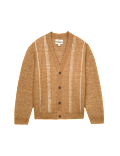 Lofty Relaxed Fit Striped Cardigan