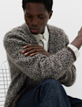 Lofty Relaxed Fit Patterned Cardigan