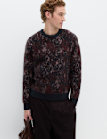 Fairisle Crew Neck Jumper with Wool