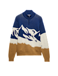 Cotton Rich Mountain Half Zip Jumper