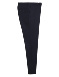 Tailored Fit Pure Wool Flannel Trousers