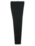 Tailored Fit Pure Wool Flannel Trousers
