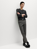 Regular Fit Smart Stretch Trousers
